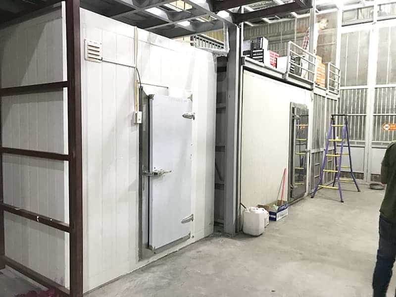 thi công kho lạnh bảo quản kem
